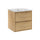 Meuble simple vasque encastrée 50cm Edmé Bois