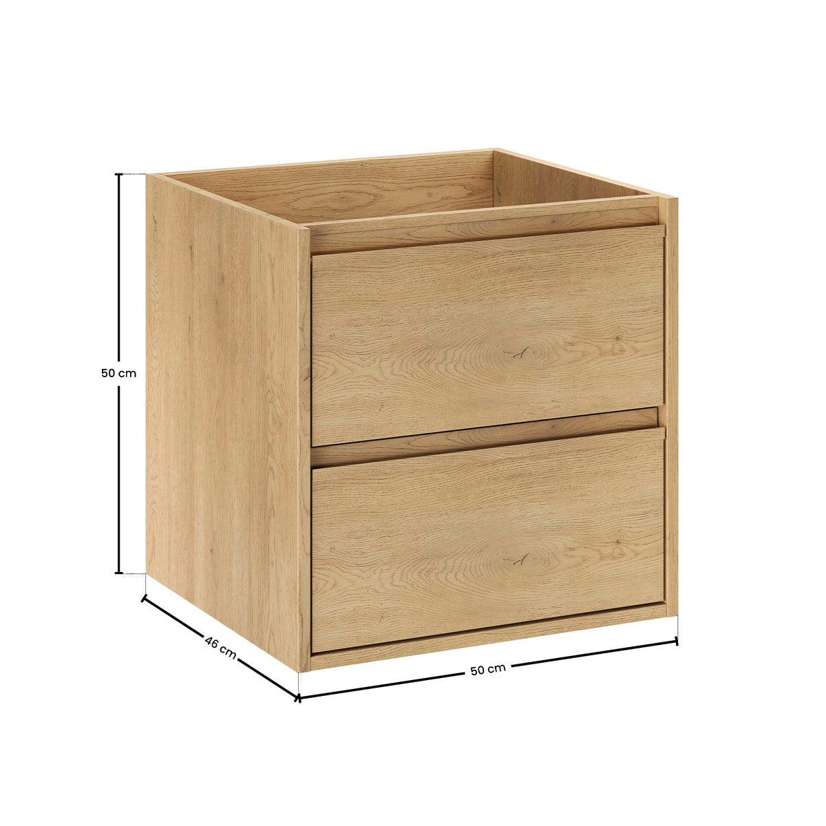 Meuble sous-vasque 50cm Edmé Bois - vue 6
