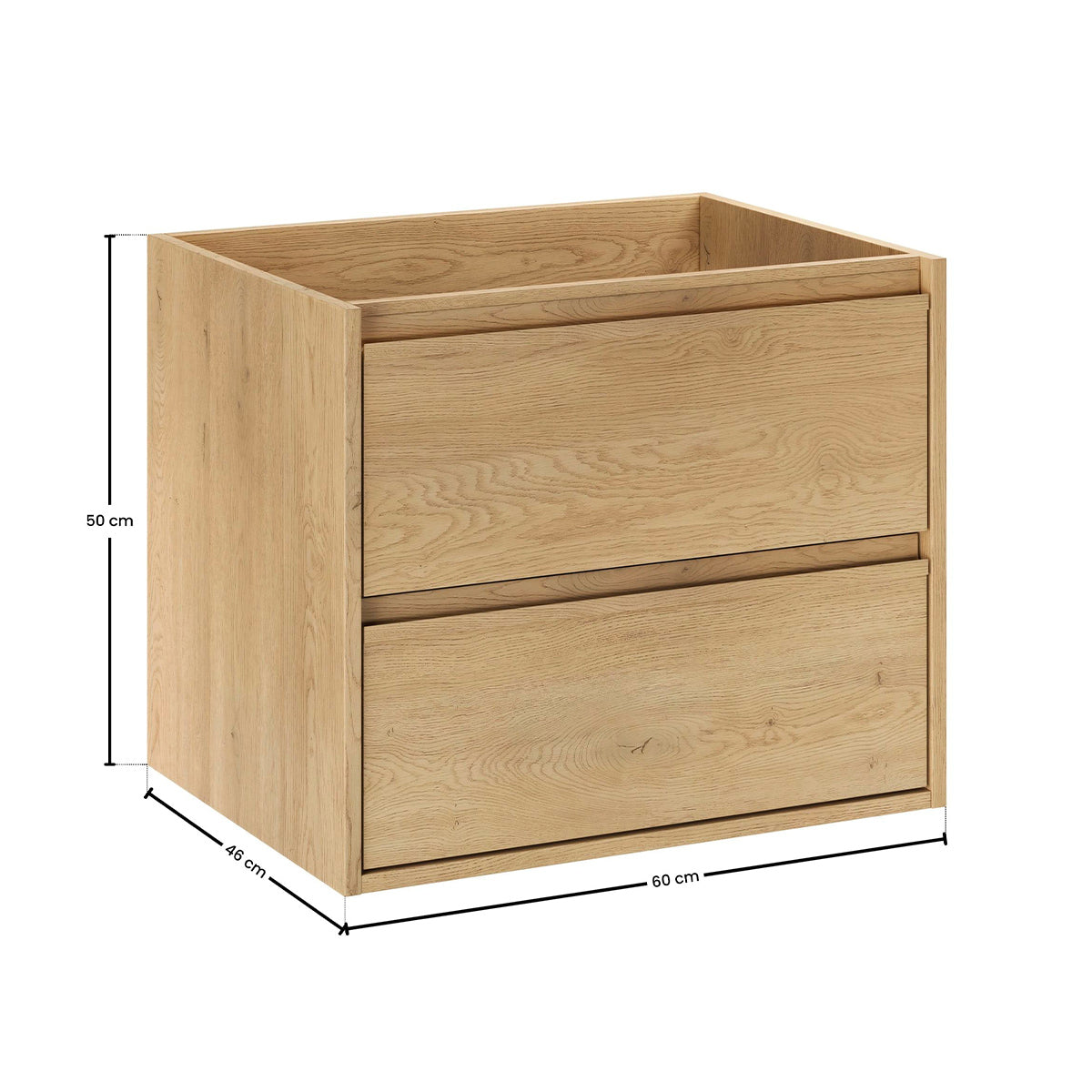 Meuble sous-vasque 60cm Edmé Bois - vue 6