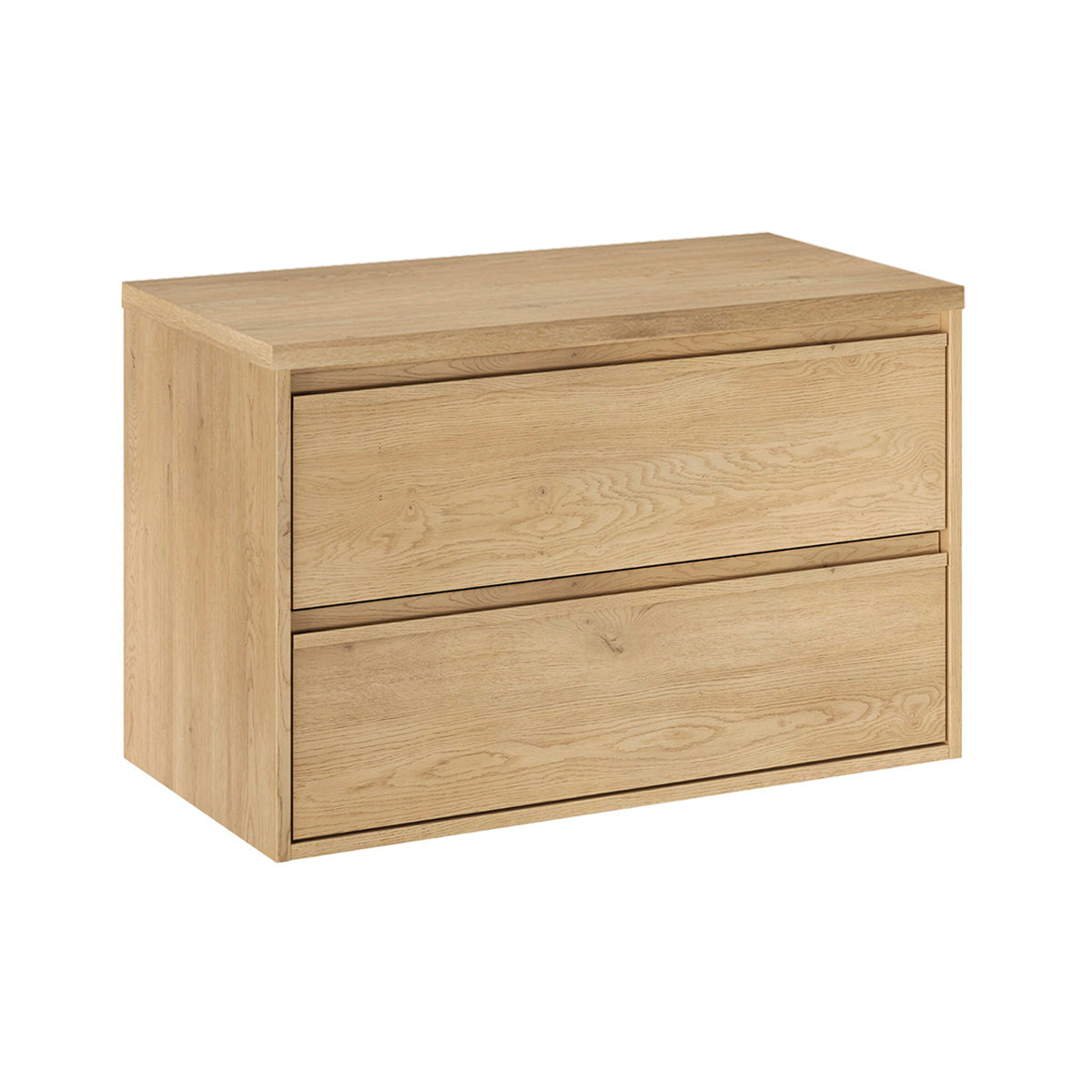 Meuble sous-vasque 80cm plan de toilette Edmé Bois