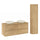 Ensemble meuble double vasque 120cm et colonne Elias Bois