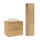 Ensemble meuble simple vasque 60cm et colonne Elias Bois