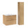Ensemble meuble simple vasque encastrée 60cm et colonne Elias Bois