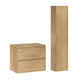 Ensemble meuble sous-vasque 60cm et colonne Elias Bois