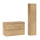 Ensemble meuble sous-vasque 80cm et colonne Elias Bois