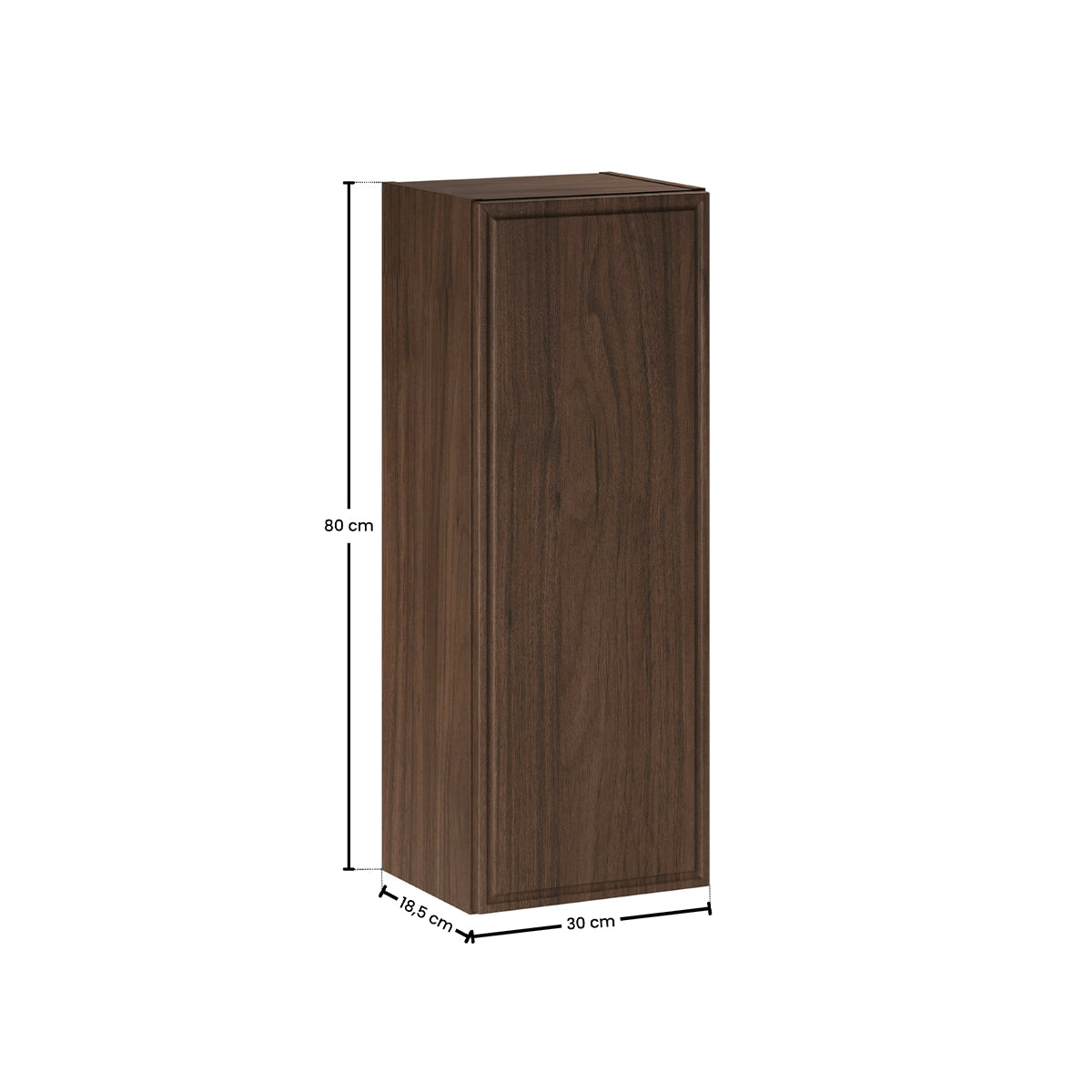 Demi-colonne 1 porte Elias Bois foncé - vue 7