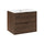 Meuble simple vasque encastrée 60cm Elias Bois foncé