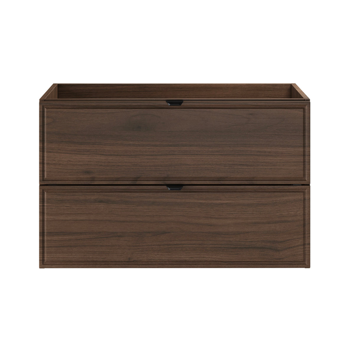 Meuble sous-vasque 80cm Elias Bois foncé - vue 4