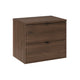 Meuble sous-vasque 60cm plan de toilette Elias Bois foncé