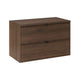 Meuble sous-vasque 80cm plan de toilette Elias Bois foncé