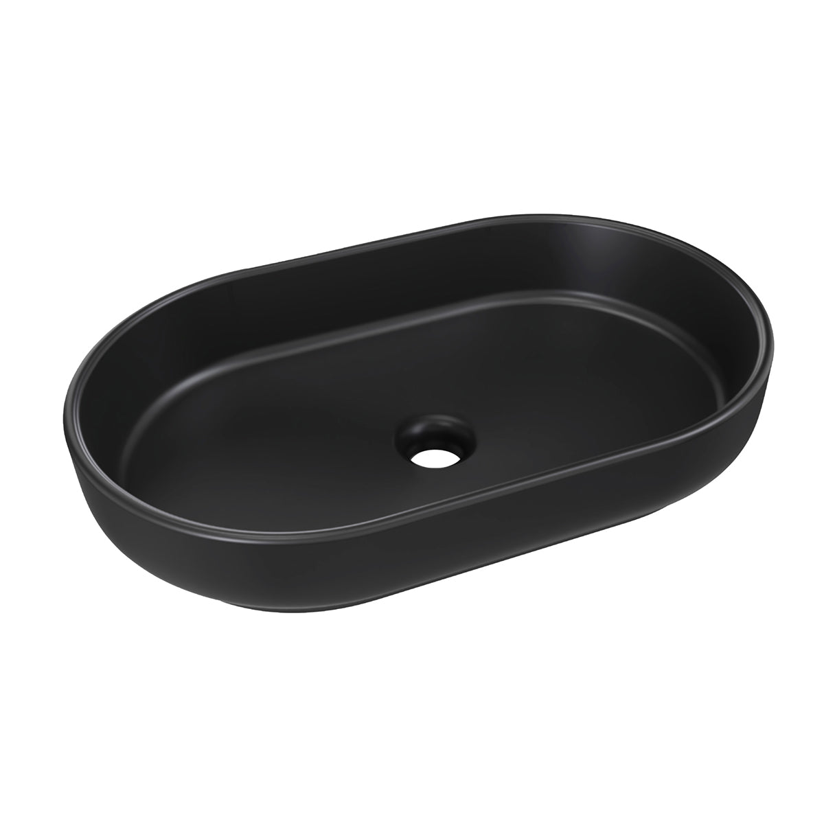 Meuble simple vasque 80cm Elias Bois foncé - vue 5