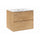 Meuble simple vasque encastrée 60cm Elias Bois