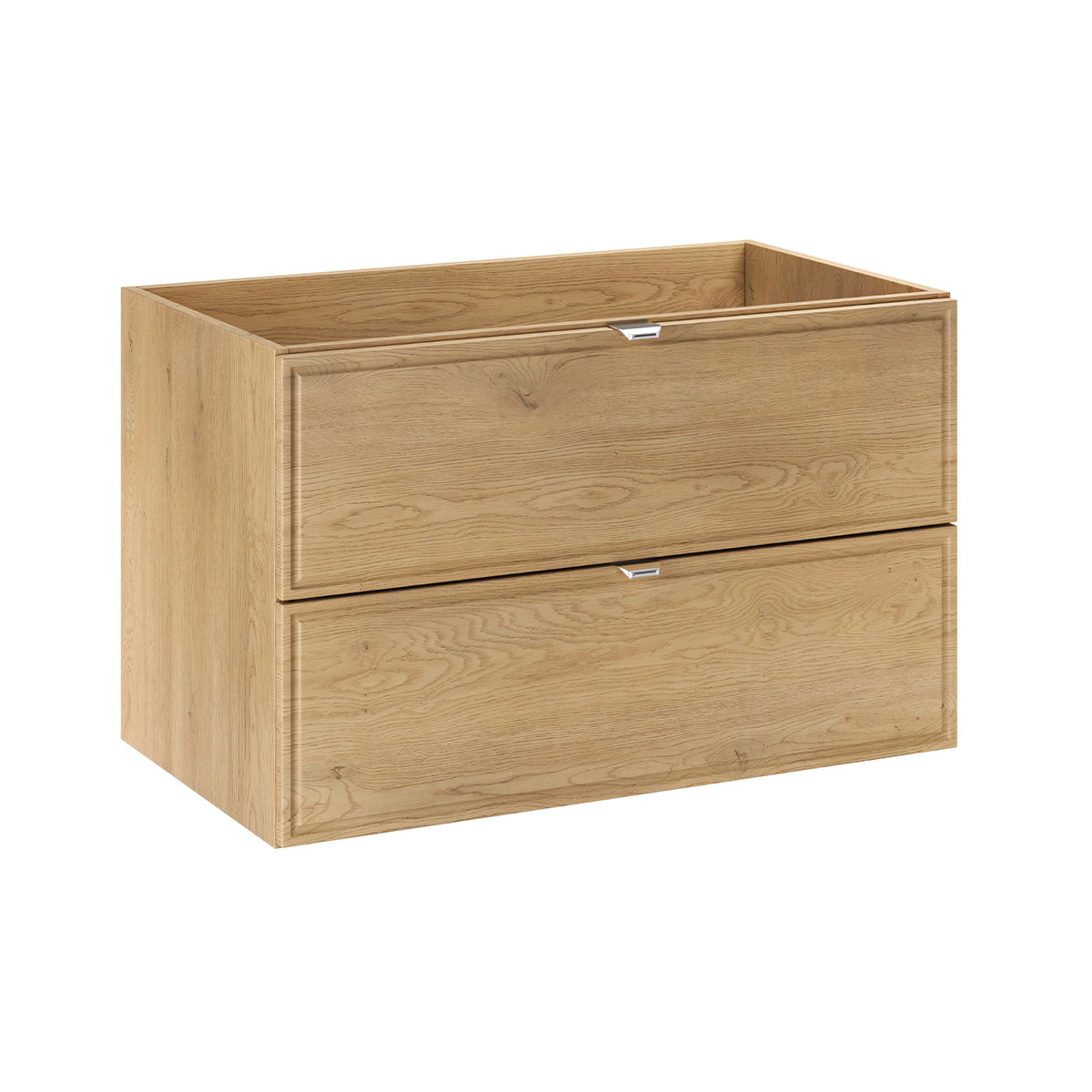 Meuble simple vasque encastrée 80cm Elias Bois - vue 2