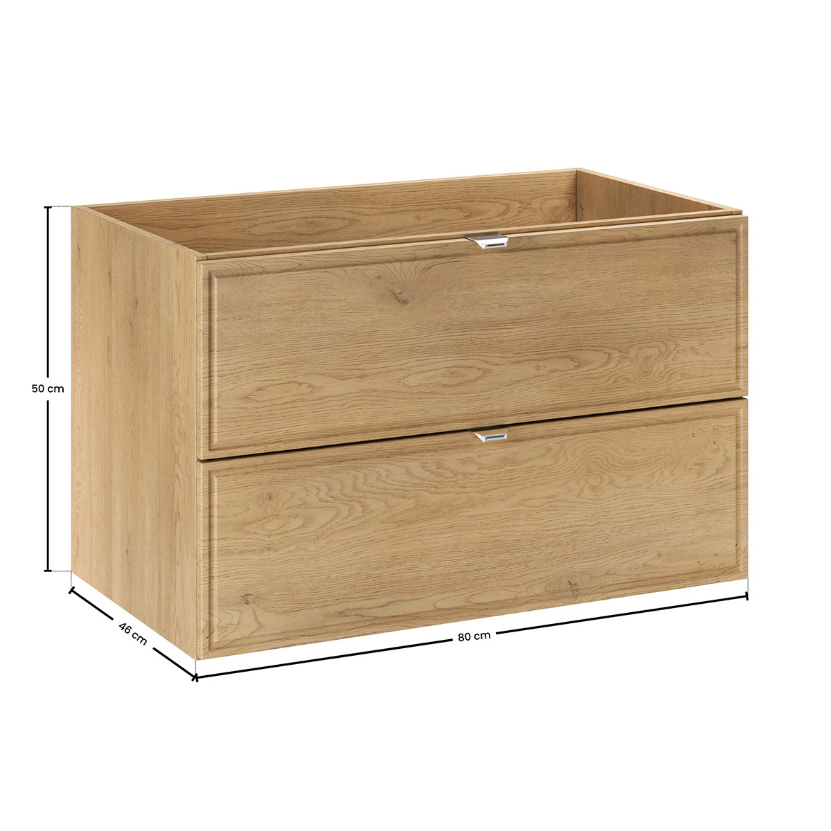 Meuble sous-vasque 80cm Elias Bois - vue 7
