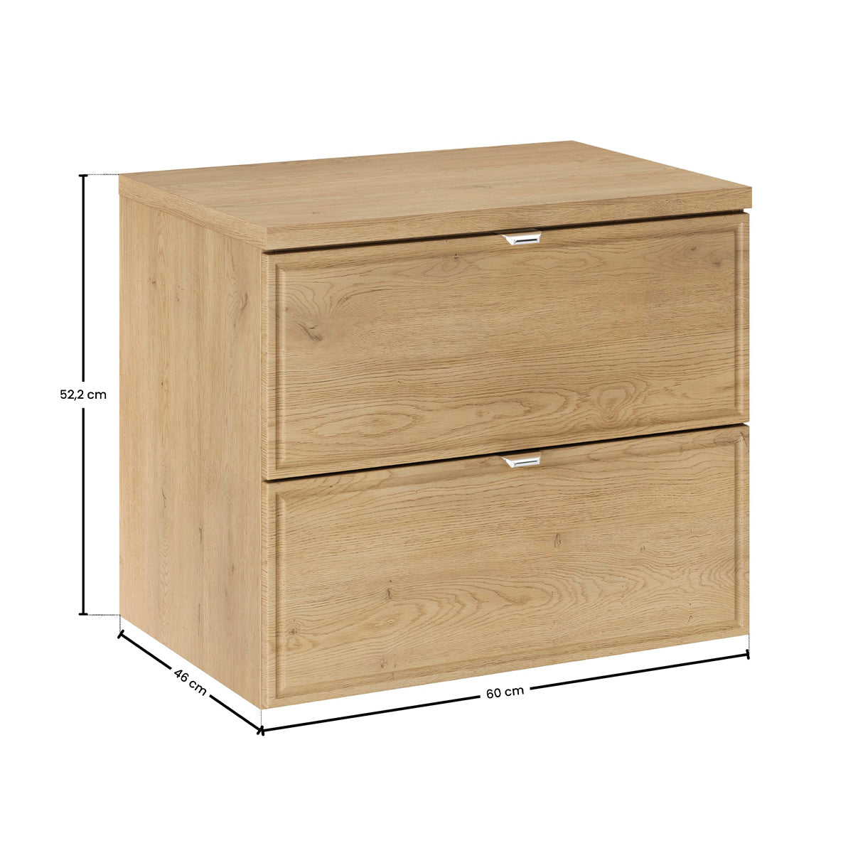 Meuble simple vasque 60cm Elias Bois - vue 9