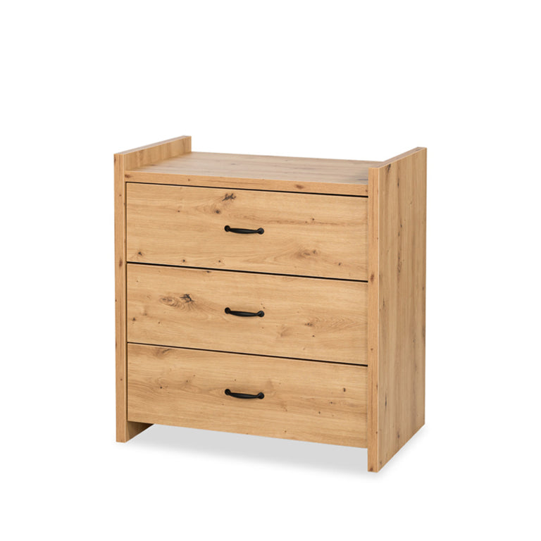 Chambre complète Lit bébé - commode - Armoire LittleSky by Klups Amelia Oak Chêne - vue 6