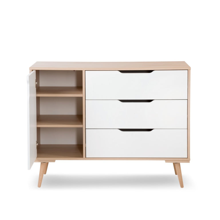 Commode LittleSky by Klups Sofie Hêtre et Blanc - vue 3