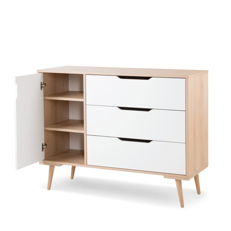 Commode et armoire LittleSky by Klups Sofie Hêtre et Blanc - vue 3
