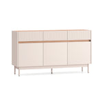 Buffet 3 portes 3 tiroirs Connie Cachemire et Bois