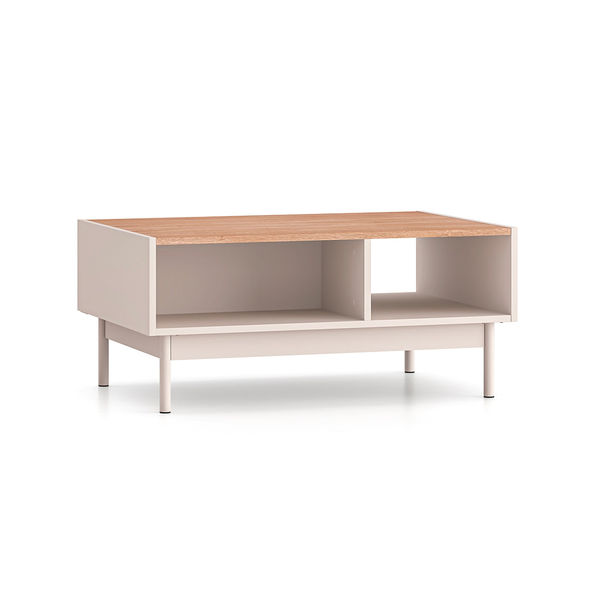 Table basse Connie Cachemire et Bois