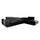 Canapé d'angle convertible droite 4 places Lyam Noir