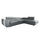 Canapé d'angle convertible droite 4 places Lyam Gris clair