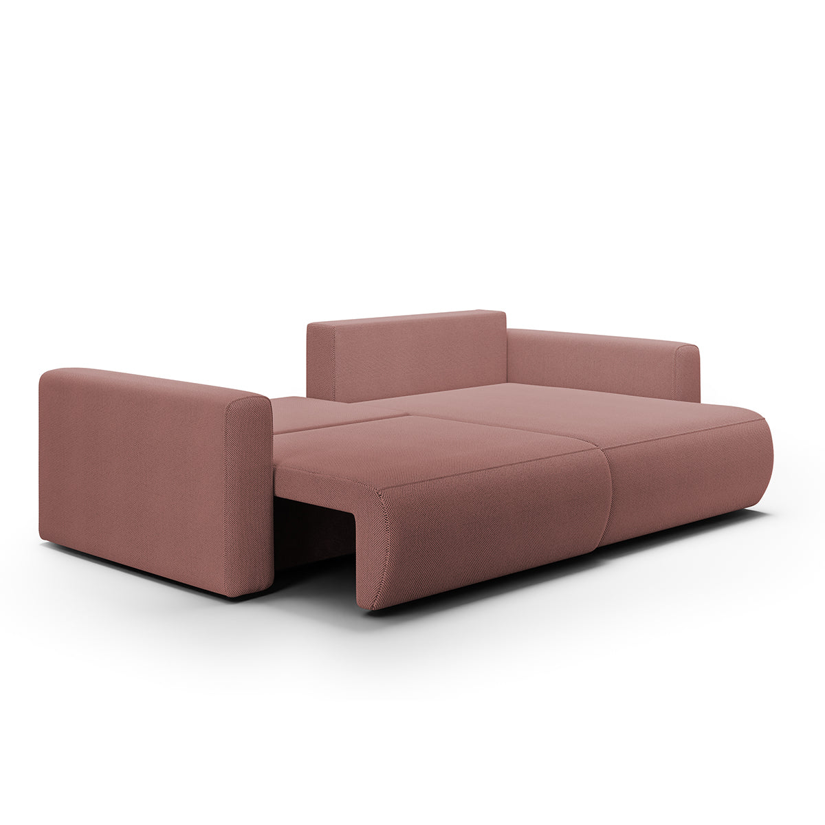 Canapé d'angle réversible convertible 3 places coffre Evy Rose - vue 3