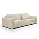 Canapé convertible 3 places coffre Evy Beige