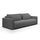 Canapé convertible 3 places coffre Evy Gris