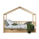 Lit cabane MH 90x200 sommier et tiroir inclus Vipack Dallas Bois