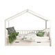 Lit cabane MH 90x200 sommier et tiroir inclus Vipack Dallas Blanc