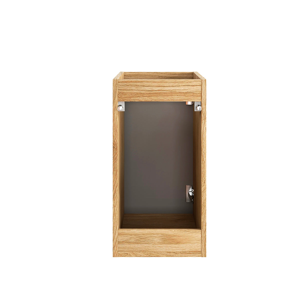 Demi-colonne 1 porte 30cm Mallory Beige et bois - vue 4