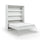 Lit escamotable 160x200 vertical sommier inclus Devon Blanc
