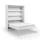Lit escamotable 160x200 vertical sommier inclus Devon Blanc