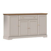 Buffet 4 portes 1 tiroir Dolci Cachemire et Bois