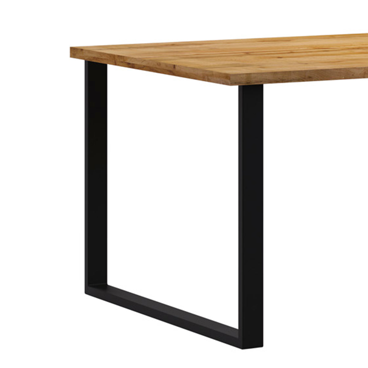 Table à manger 6 places Eden Bois et Metal - vue 2