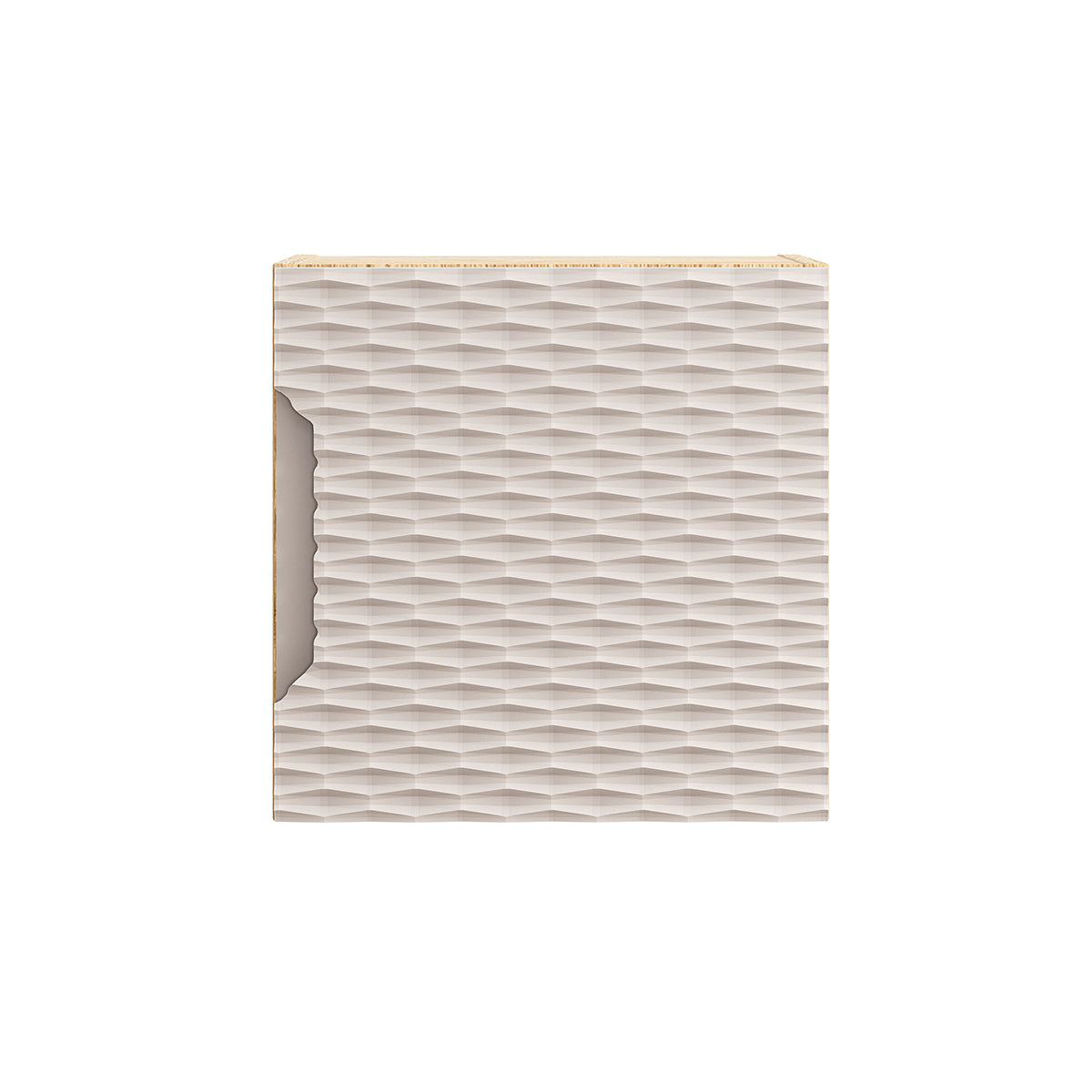 Armoire murale 1 porte Elora Beige et Bois - vue 2