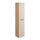 Colonne murale 2 portes Elora Beige et bois