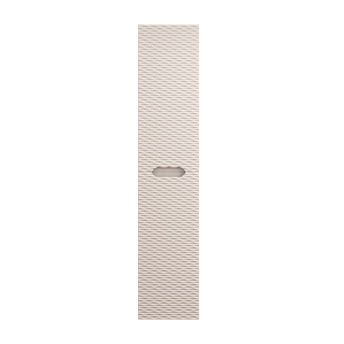Colonne murale 2 portes Elora Beige et bois - vue 3