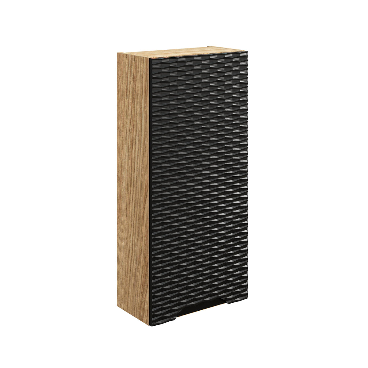 Demi-colonne 1 porte Elora Noir et Bois