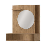 Coiffeuse murale 1 tiroir 1 miroir Esteban Bois