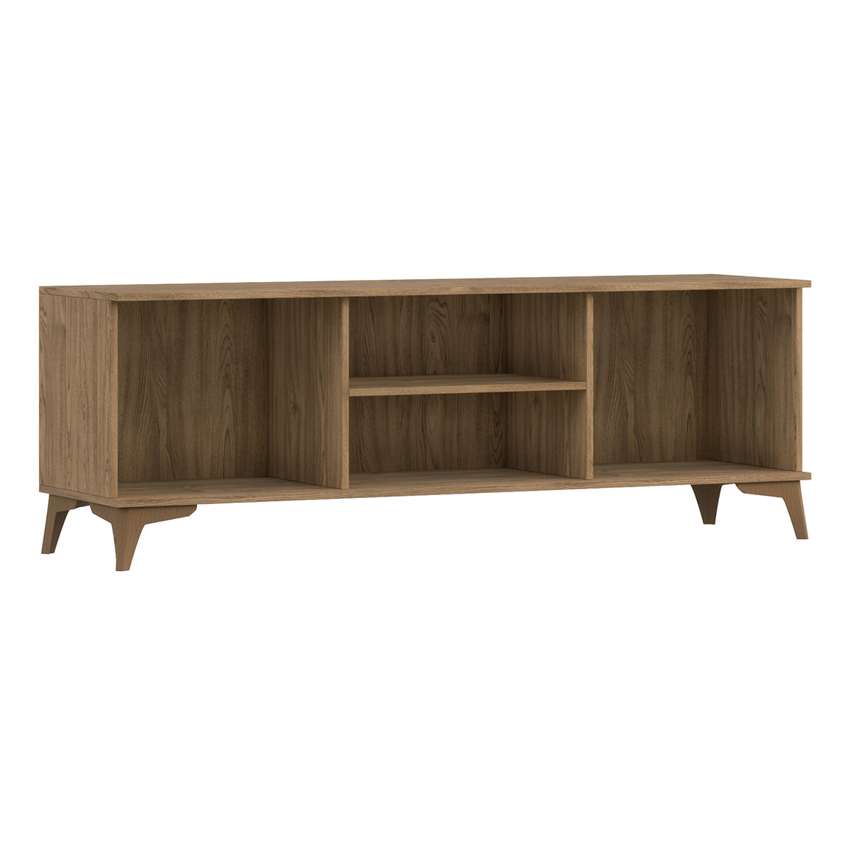Meuble TV 2 portes 150 cm Esteban Bois - vue 4