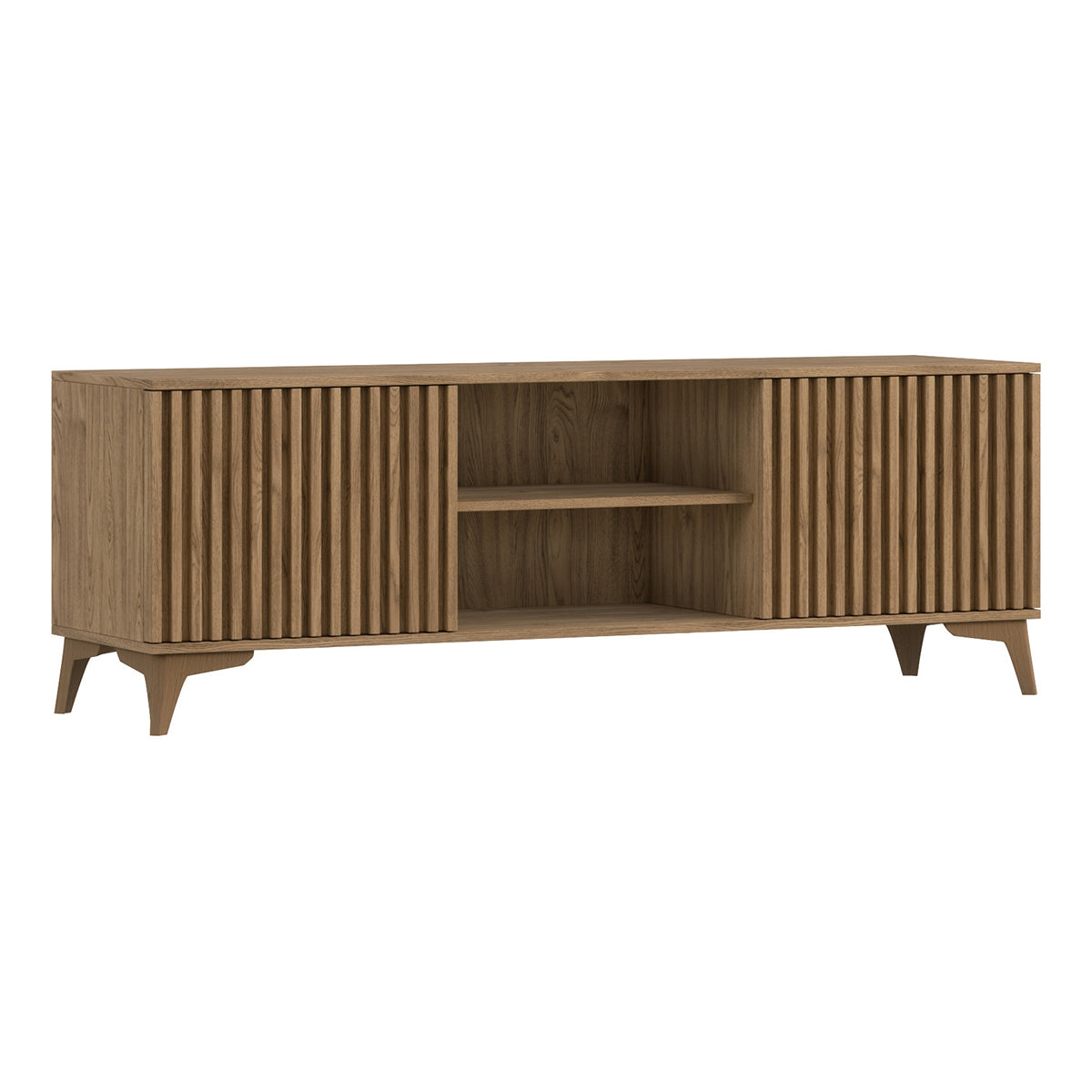 Meuble TV 2 portes 150 cm Esteban Bois