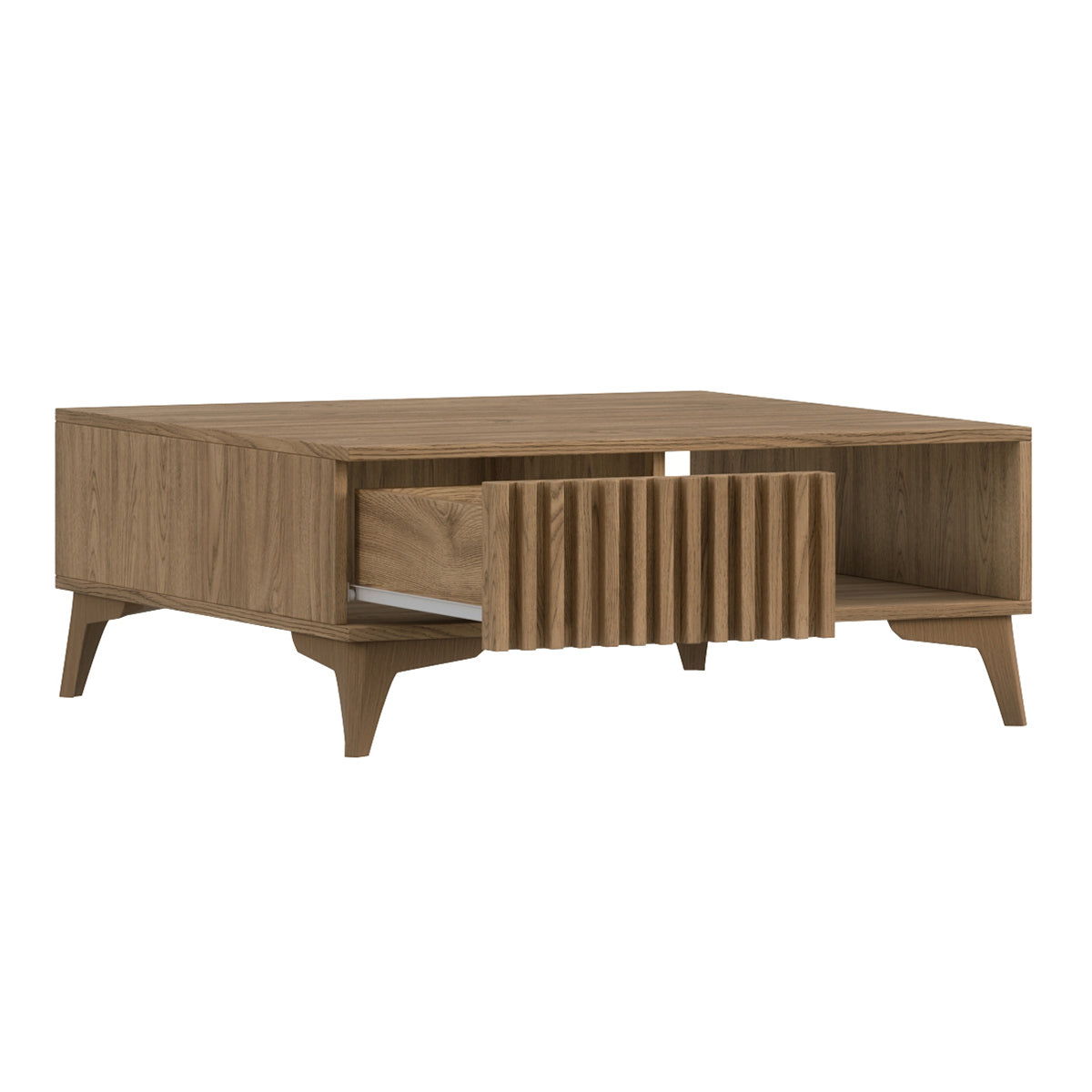 Table basse 1 tiroir 1 niche Esteban Bois - vue 4