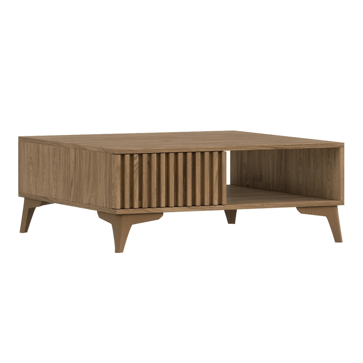 Table basse 1 tiroir 1 niche Esteban Bois