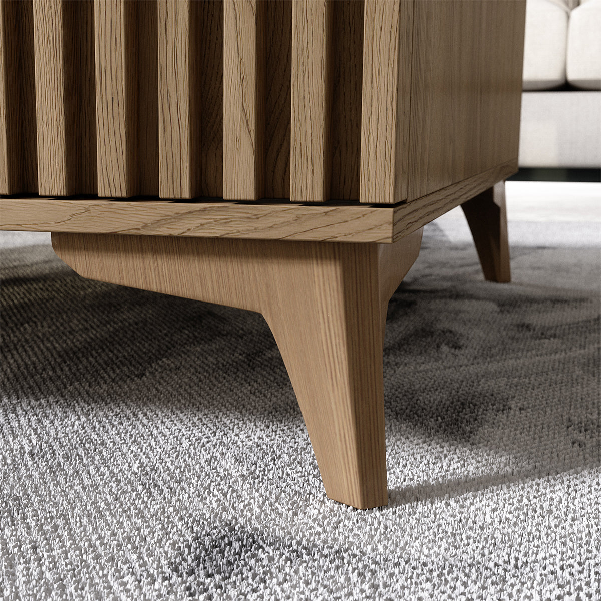 Table basse 1 tiroir 1 niche Esteban Bois - vue 5