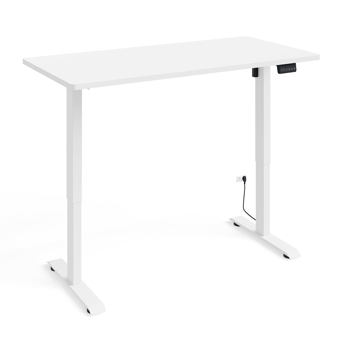 Bureau électrique 140 cm Ergo Blanc - vue 2