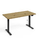 Bureau électrique 140 cm Ergo Bois et Noir