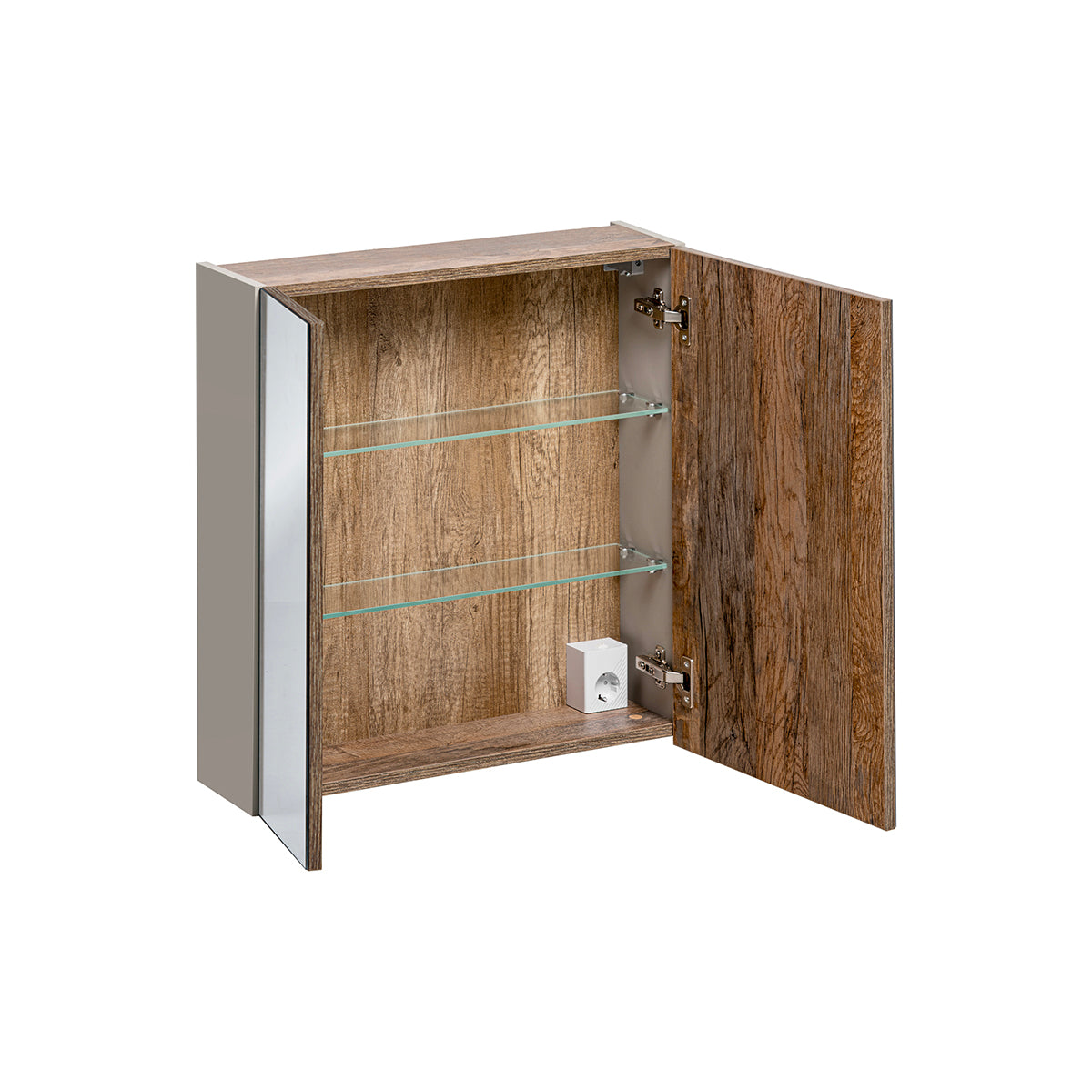 Miroir armoire murale 60cm Éros Taupe - vue 2