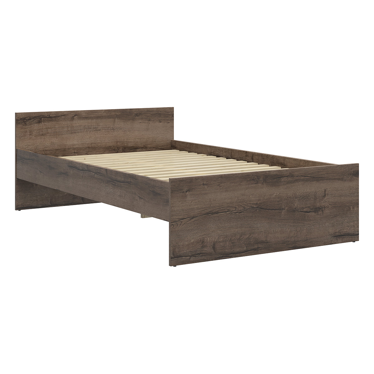 Lit 120x200 Ewen Bois foncé